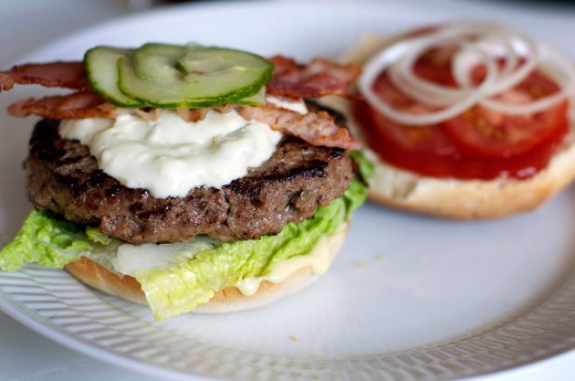 Hjemmelavet burger