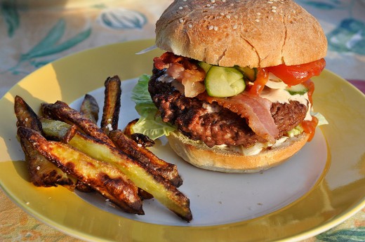 Ketchup burger